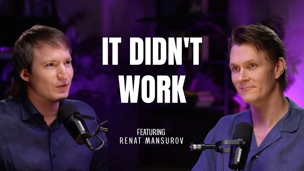 Podcast — The Deep End with Otso Lahtinen, Renat Mansurov on twenty years of meditation and panic attacks